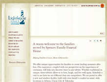 Tablet Screenshot of lighthousefuneral.com
